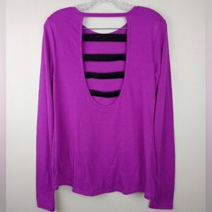 NWOT Victoria's Secret VSX Vintage Long Sleeve w/ Ladder Back detail Sz. M